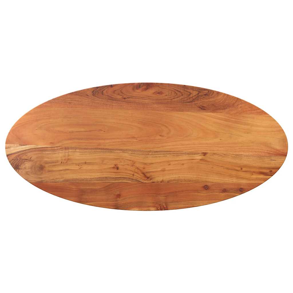Stolna ploča 120x60x2,5 cm ovalna od masivnog drva bagrema