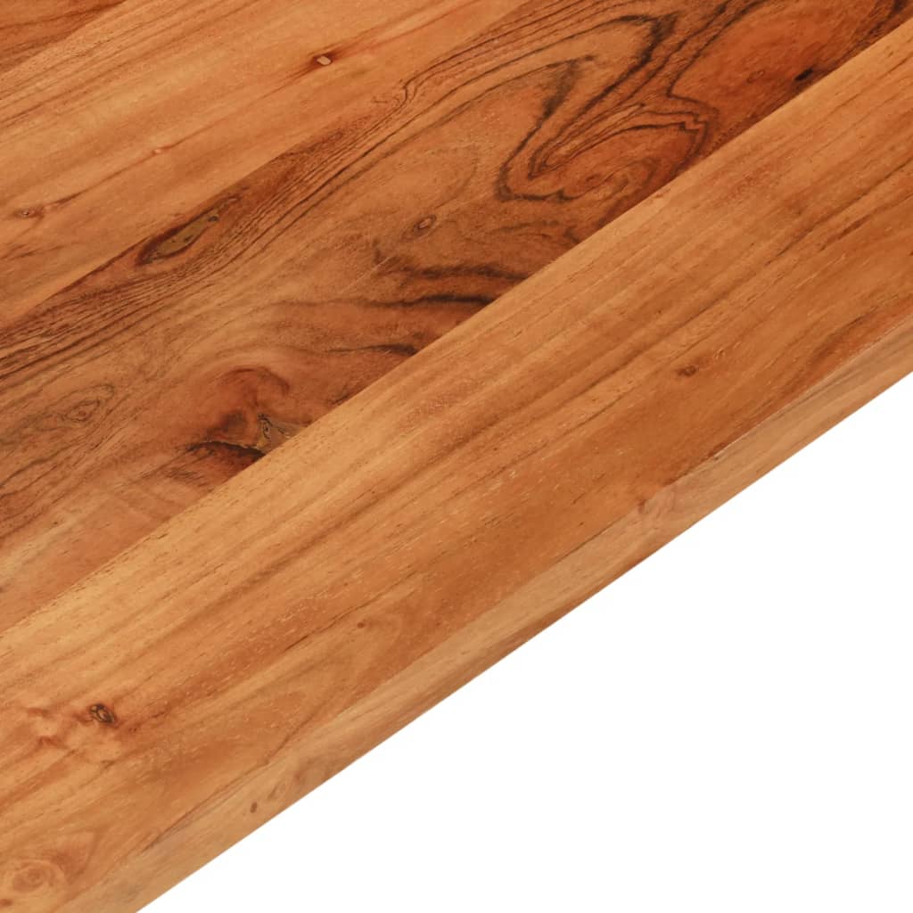 Stolna ploča 80x80x2,5 cm četvrtasta od masivnog drva bagrema