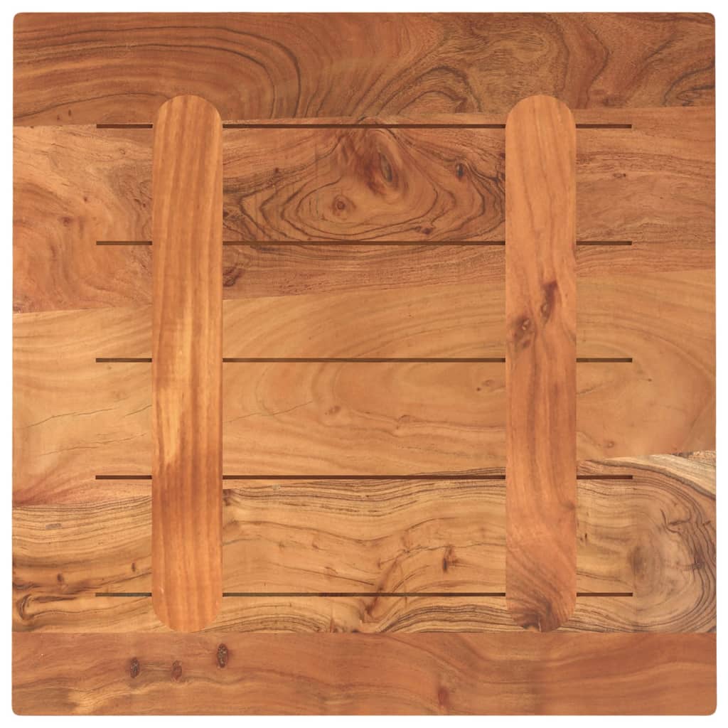 Stolna ploča 60x60x3,8 cm četvrtasta od masivnog drva bagrema