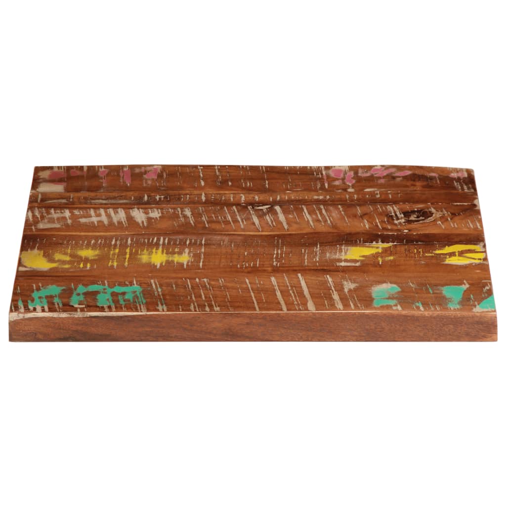 Stolna ploča 40x40x2,5 cm četvrtasta masivno obnovljeno drvo