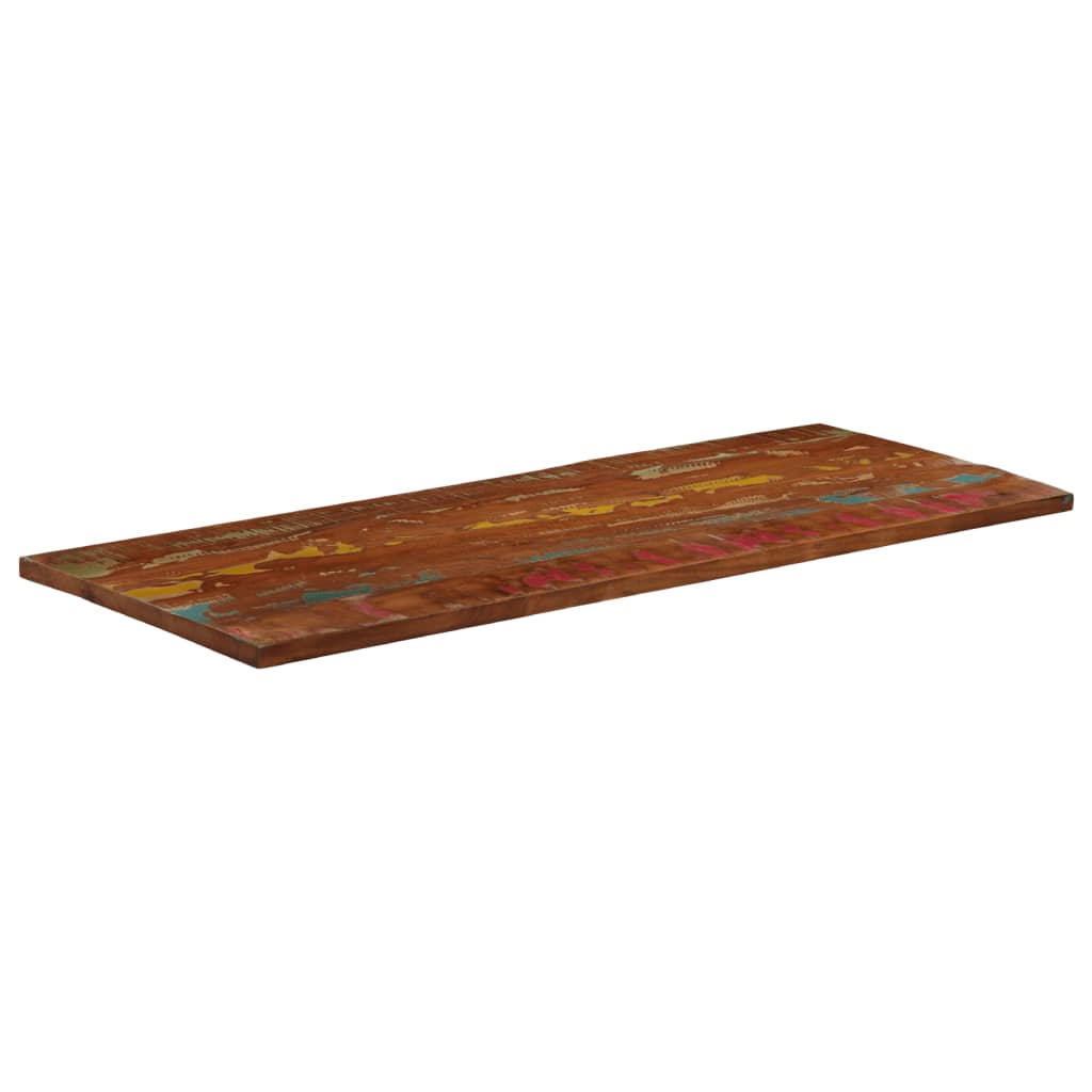 Stolna ploča 160x50x2,5 cm pravokutna masivno obnovljeno drvo