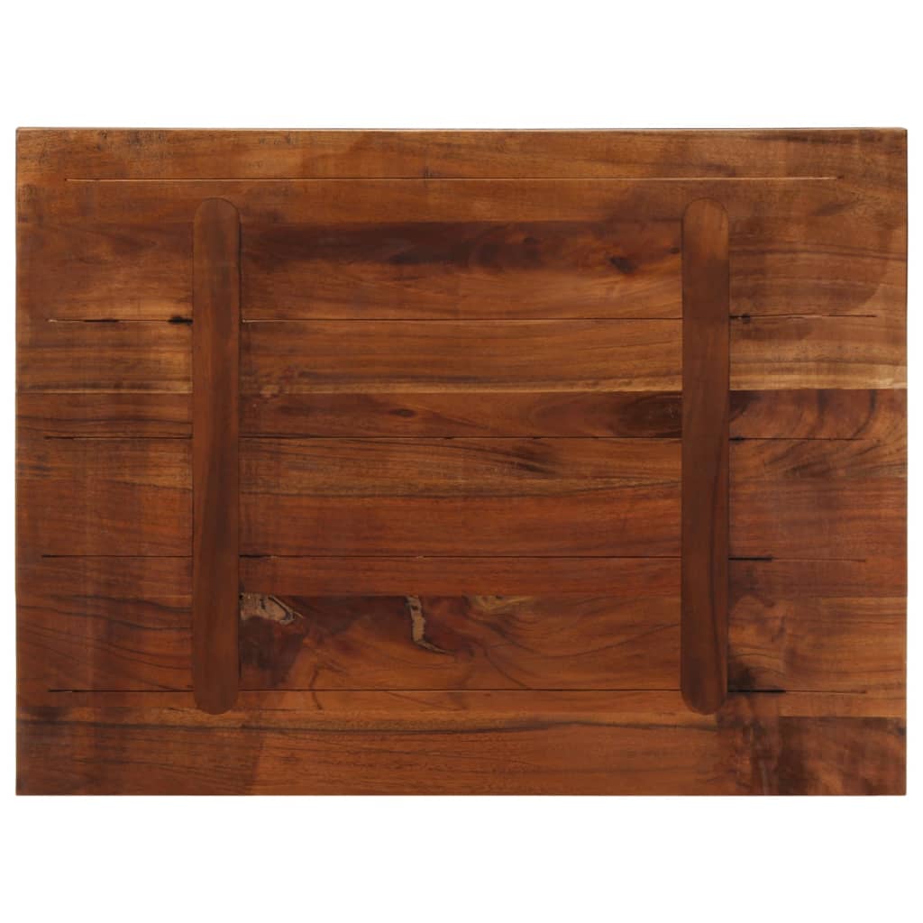 Stolna ploča 80x70x2,5 cm pravokutna masivno obnovljeno drvo