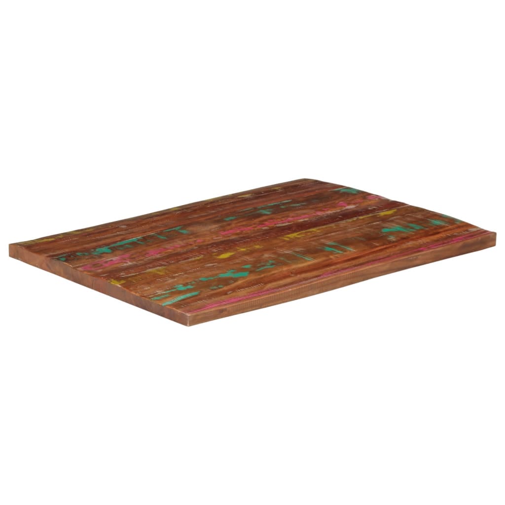 Stolna ploča 90x80x2,5 cm pravokutna masivno obnovljeno drvo