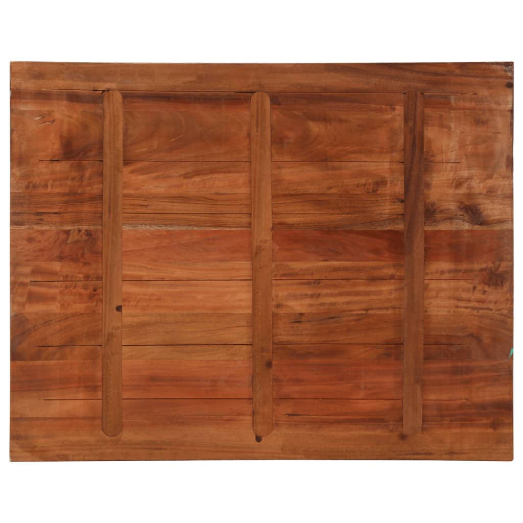 Stolna ploča 90x80x2,5 cm pravokutna masivno obnovljeno drvo