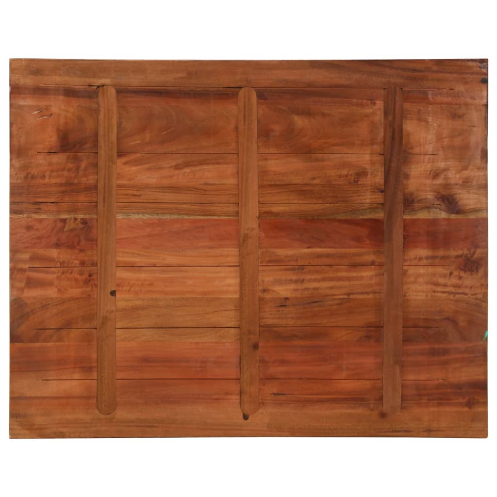 Stolna ploča 100x80x2,5 cm pravokutna masivno obnovljeno drvo