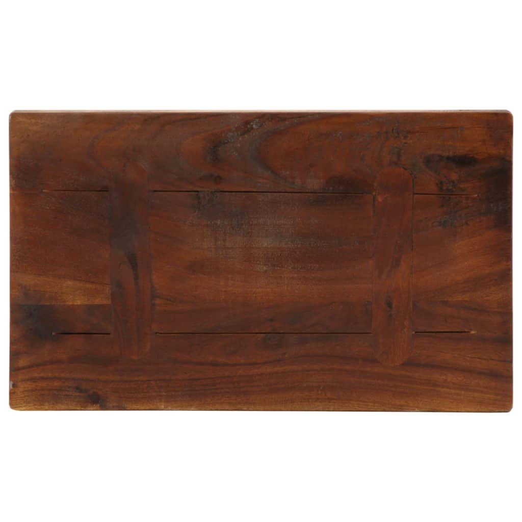 Ploča za stol 60x20x3,8 cm pravokutna masivno obnovljeno drvo
