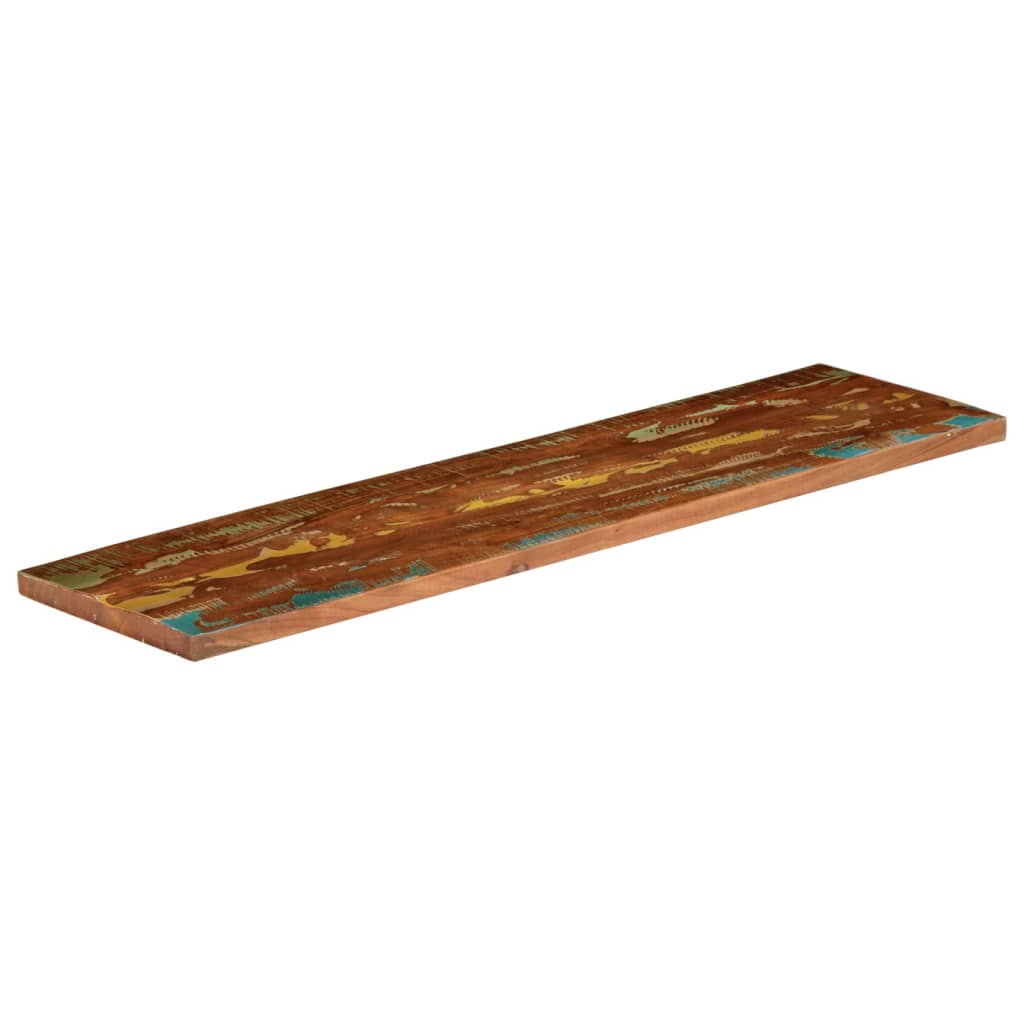 Ploča za stol 110x20x3,8 cm pravokutna masivno obnovljeno drvo