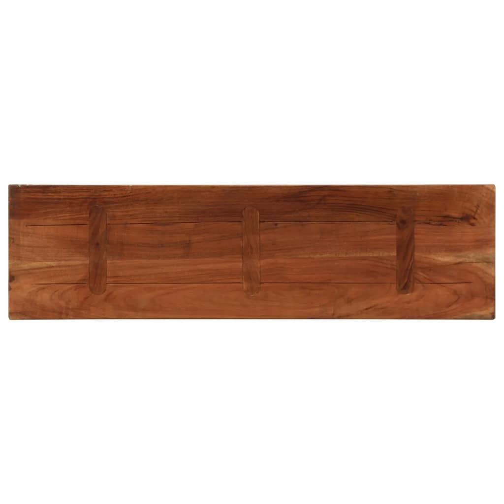 Ploča za stol 120x20x3,8 cm pravokutna masivno obnovljeno drvo