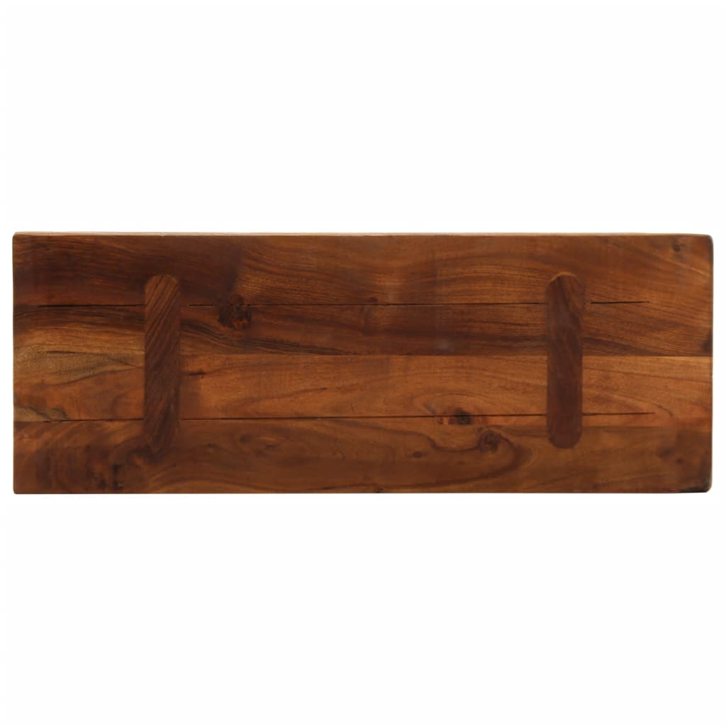 Stolna ploča 90x30x3,8 cm pravokutna masivno obnovljeno drvo