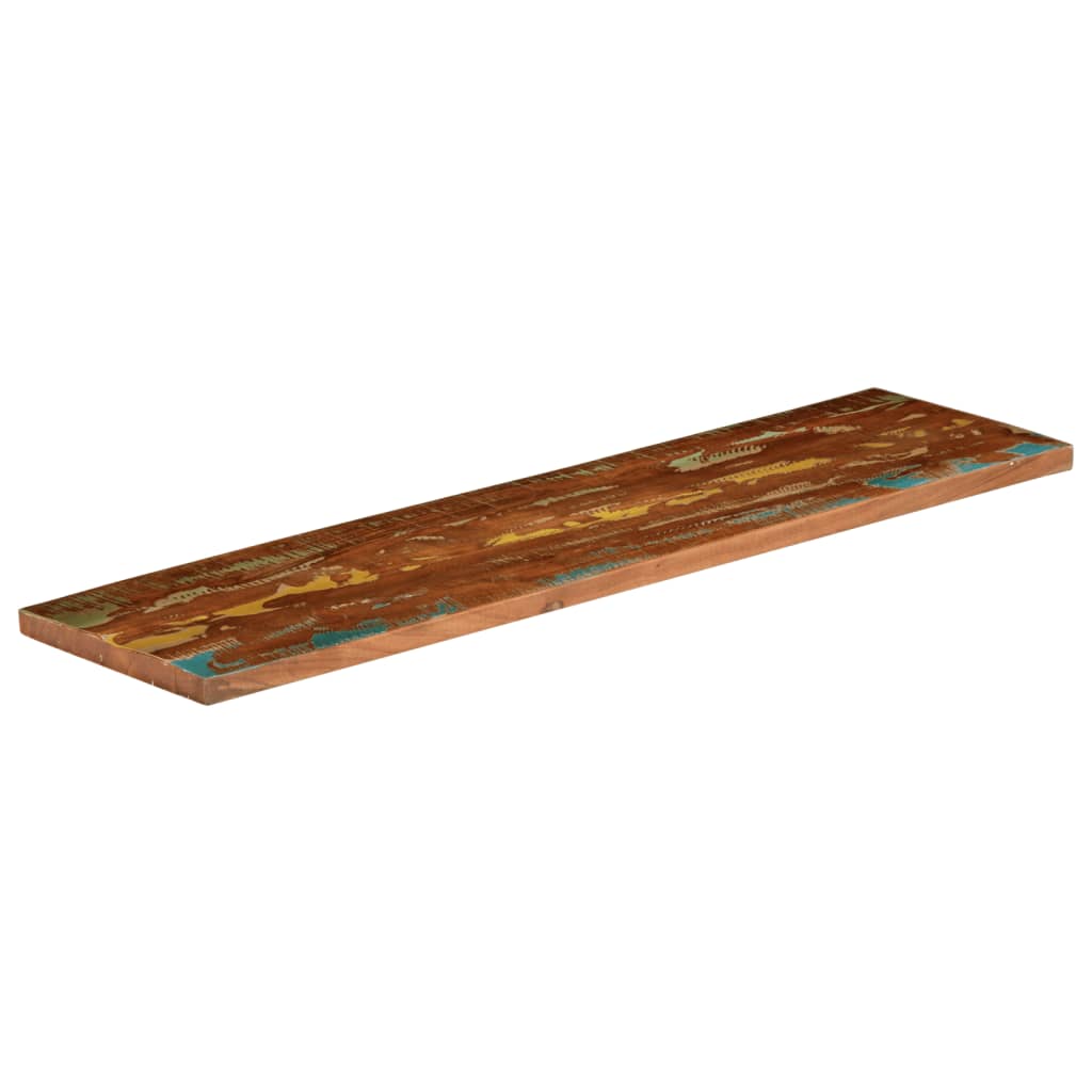 Ploča za stol 110x30x3,8 cm pravokutna masivno obnovljeno drvo