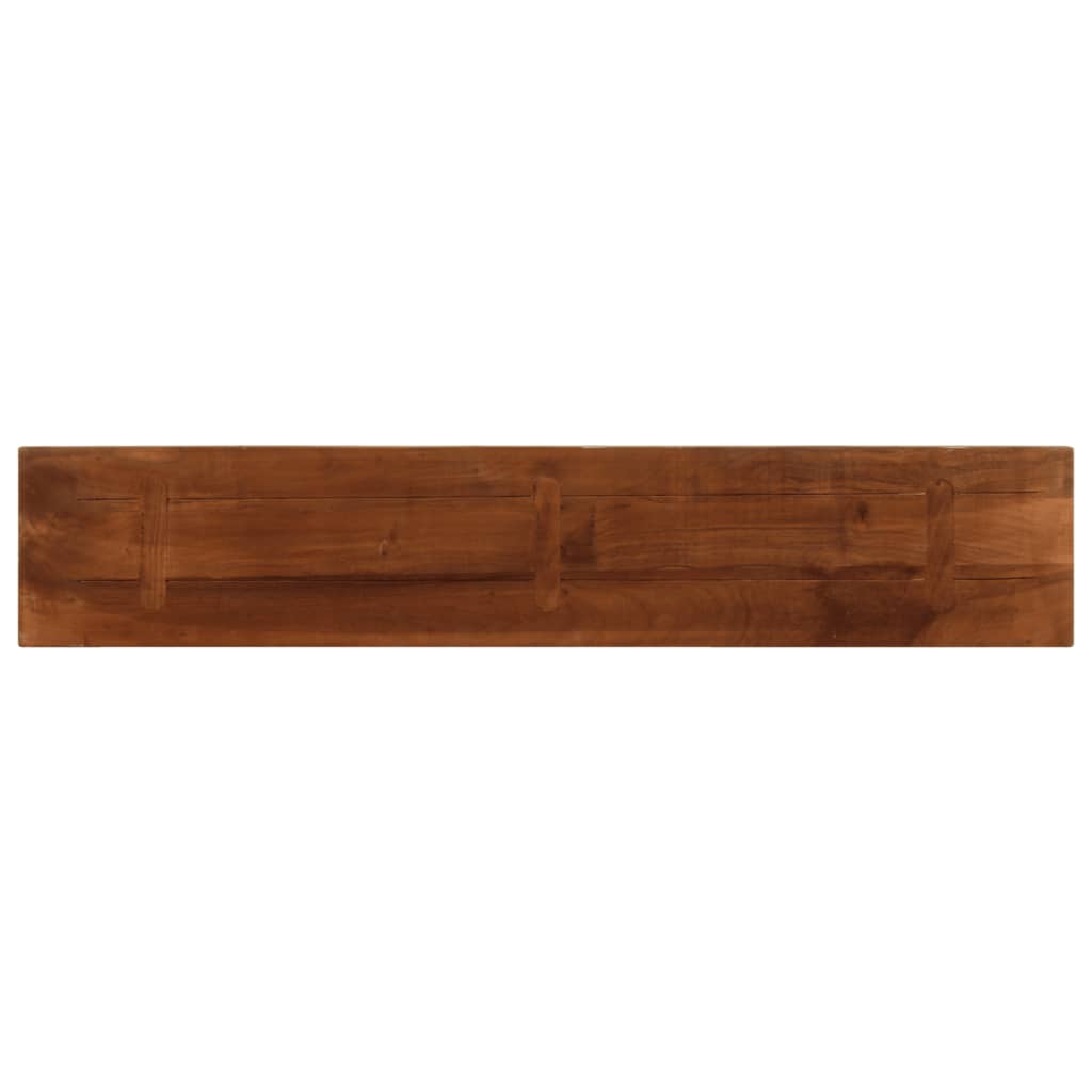 Stolna ploča 140x30x3,8cm pravokutna masivno obnovljeno drvo