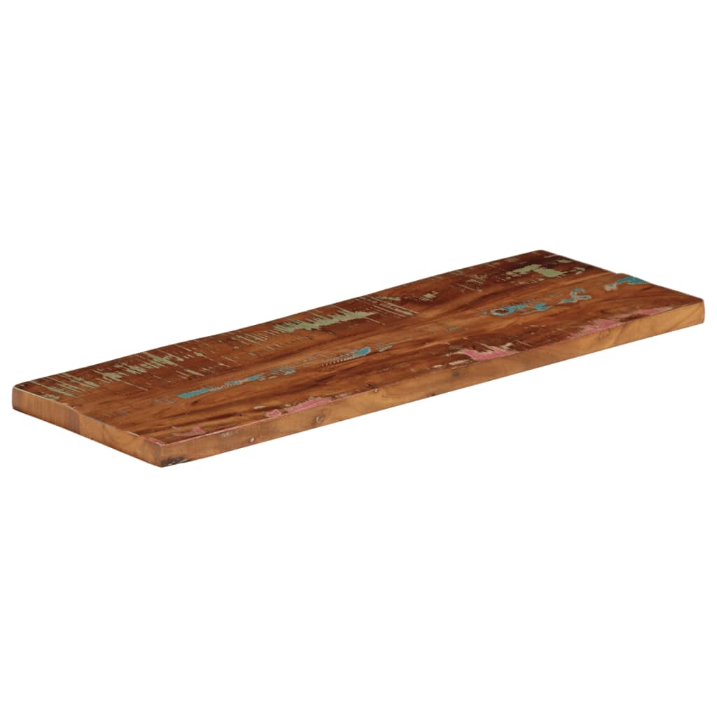 Stolna ploča 90x40x3,8 cm pravokutna masivno obnovljeno drvo