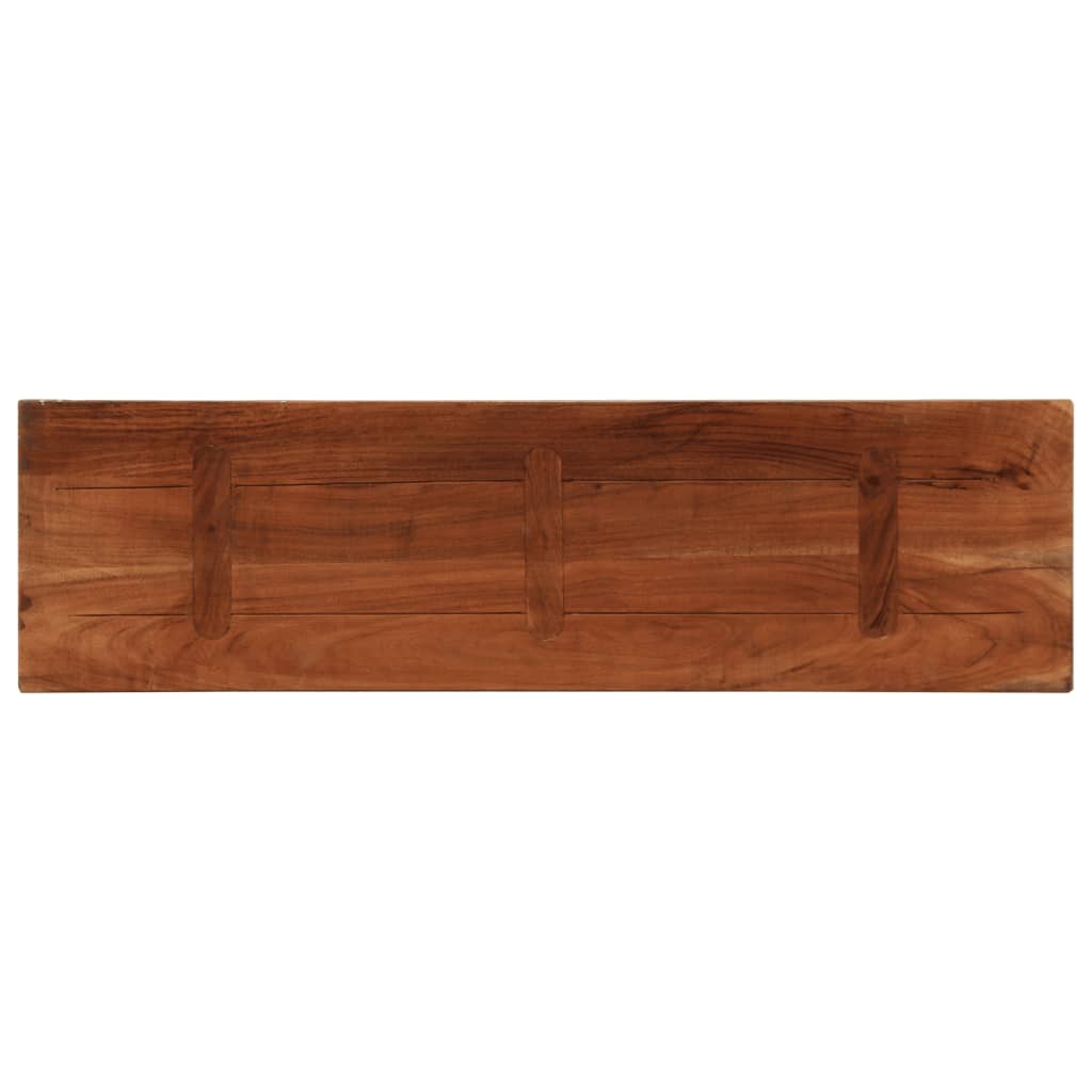 Stolna ploča 120x40x3,8 cm pravokutna masivno obnovljeno drvo