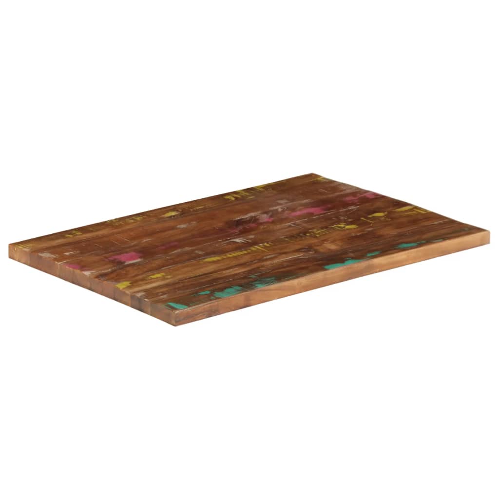 Stolna ploča 90x60x3,8 cm pravokutna masivno obnovljeno drvo