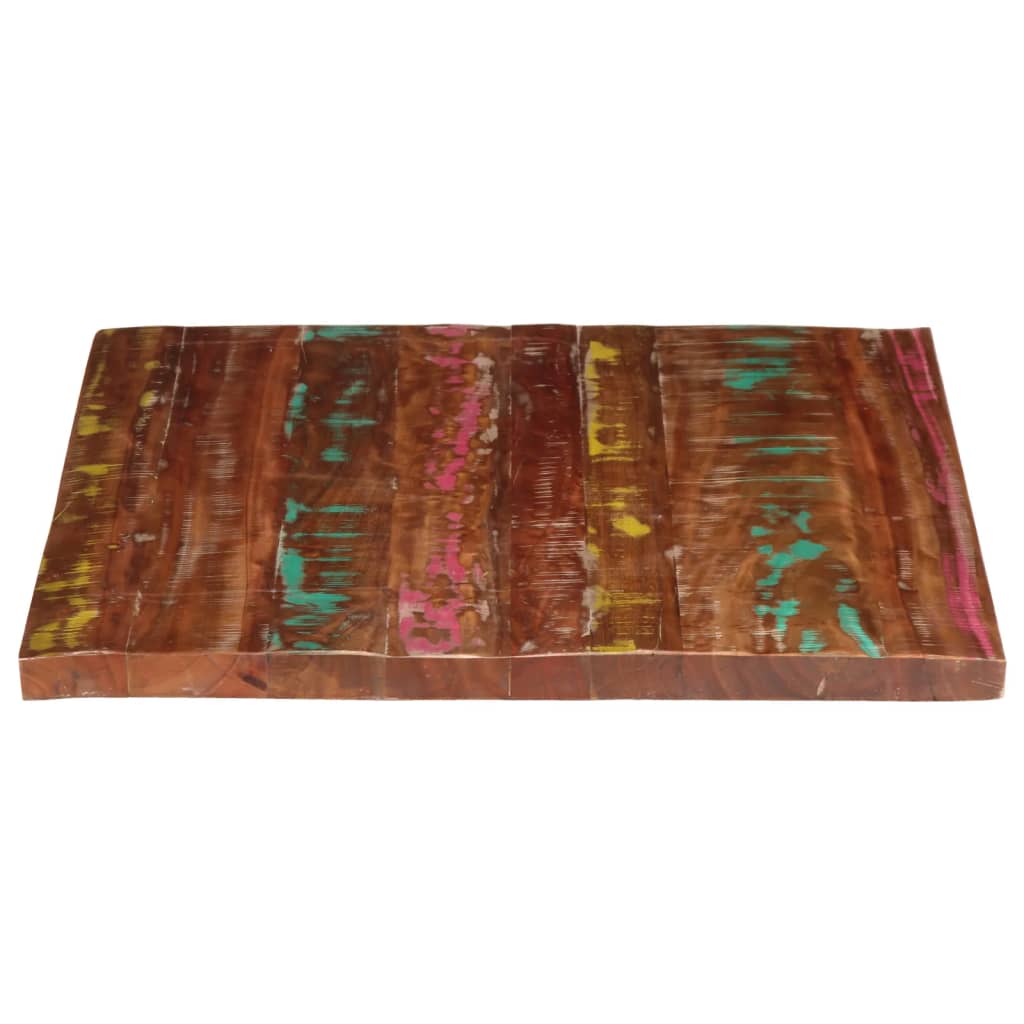 Stolna ploča 90x80x3,8 cm pravokutna masivno obnovljeno drvo