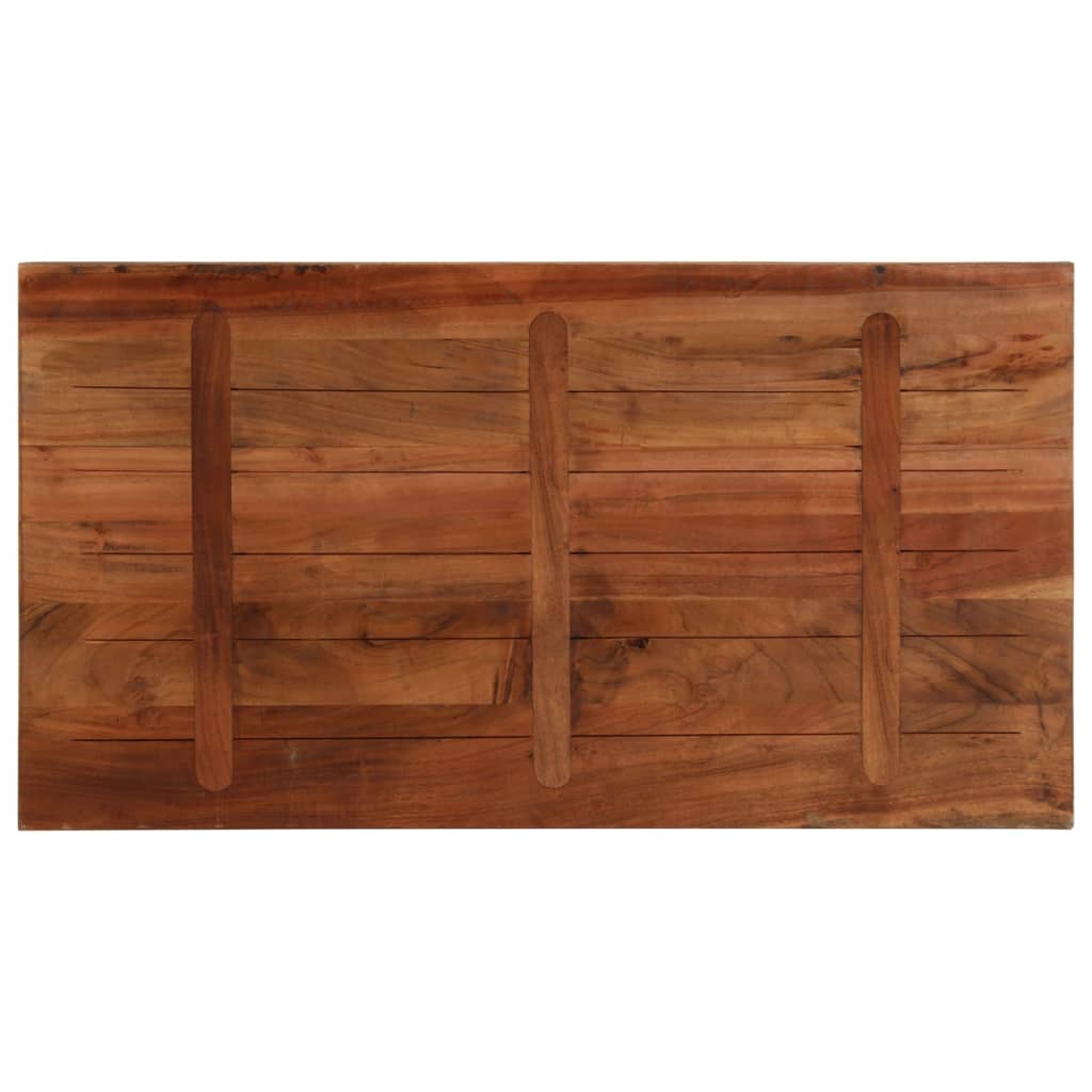 Ploča za stol 110x50x2,5 cm pravokutna masivno obnovljeno drvo