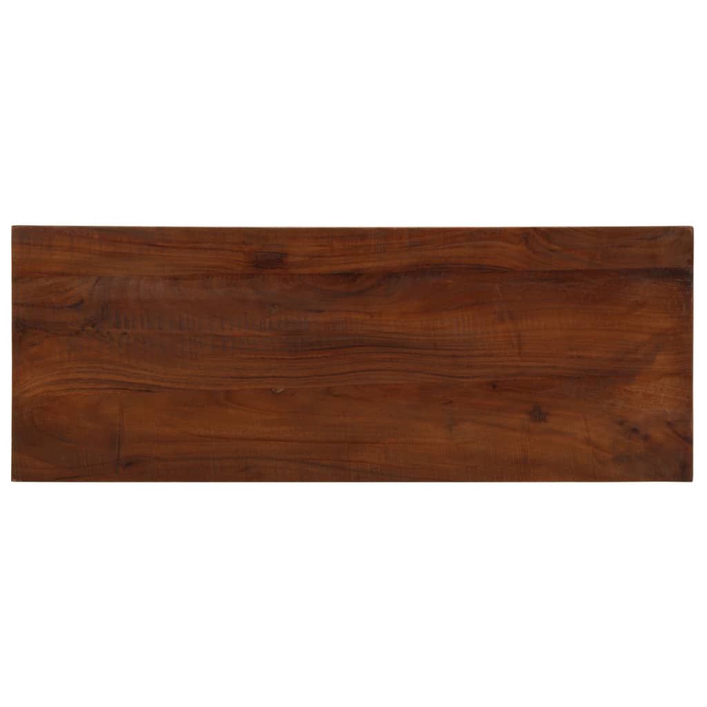 Ploča za stol 90x20x3,8 cm pravokutna masivno obnovljeno drvo