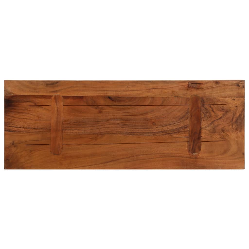 Stolna ploča 70x40x3,8 cm pravokutna masivno obnovljeno drvo