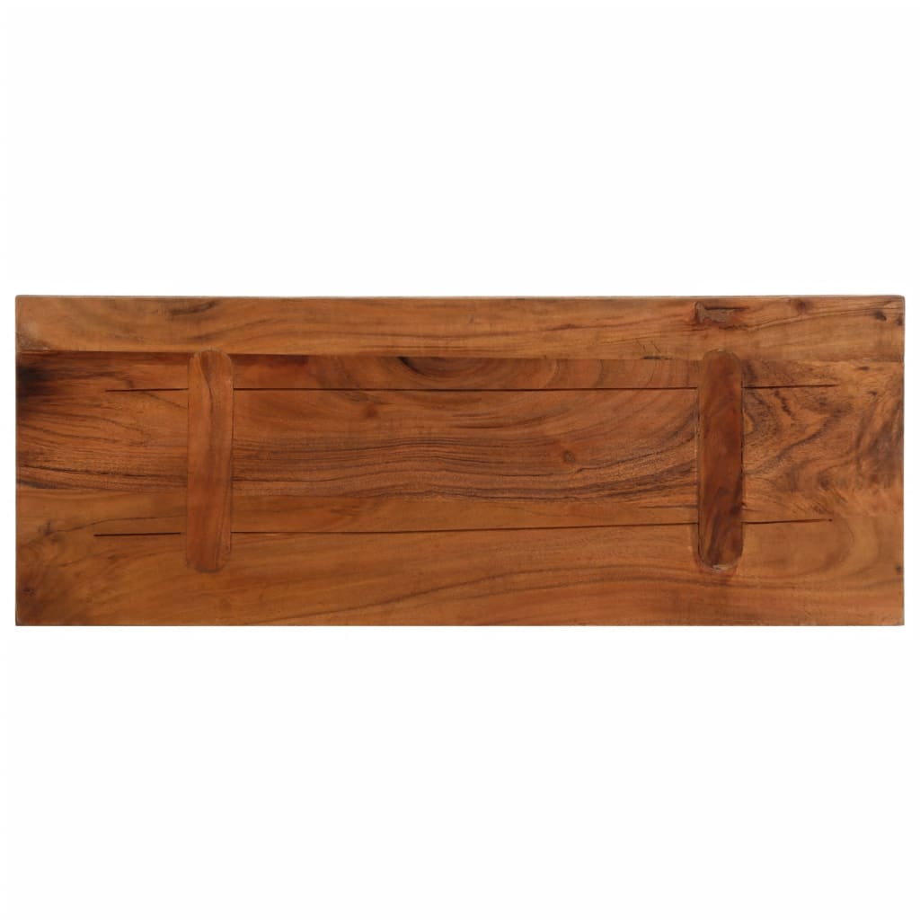 Stolna ploča 90x40x3,8 cm pravokutna masivno obnovljeno drvo