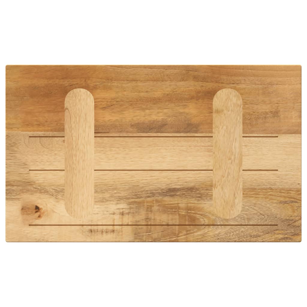 Ploča stola 40x20x2,5 cm Pravokutna Masivna Drvena Obrađena Mango Boja