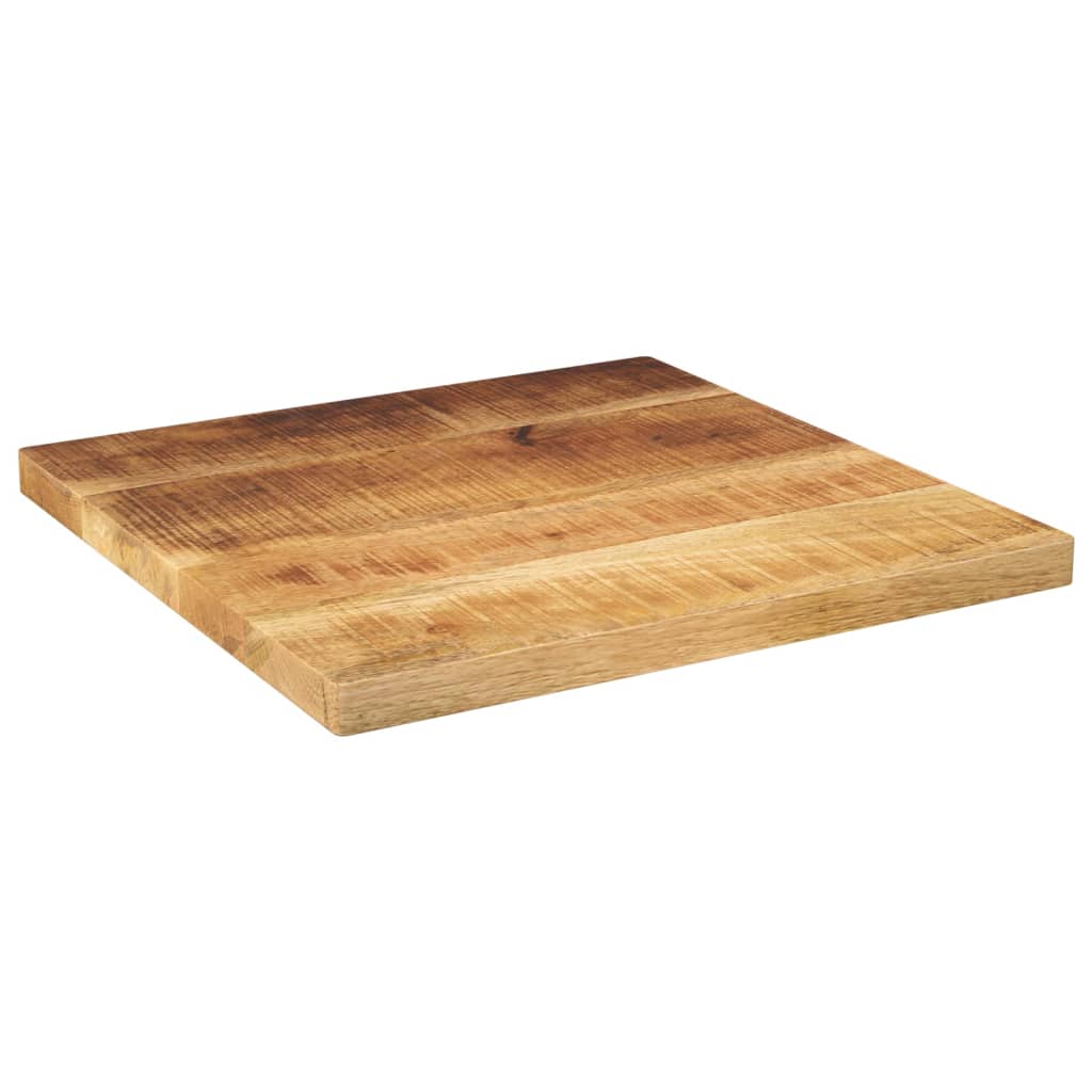 Stolna ploča 60x60x1,5 cm četvrtasta masivno grubo drvo manga