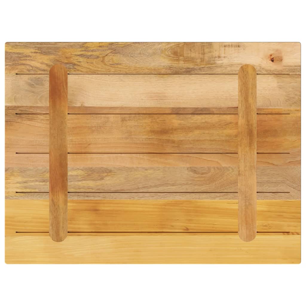 Stolna ploča 90x80x3,8 cm pravokutna masivno grubo drvo manga
