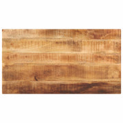 Stolna ploča 120x60x1,5 cm pravokutna masivno grubo drvo manga