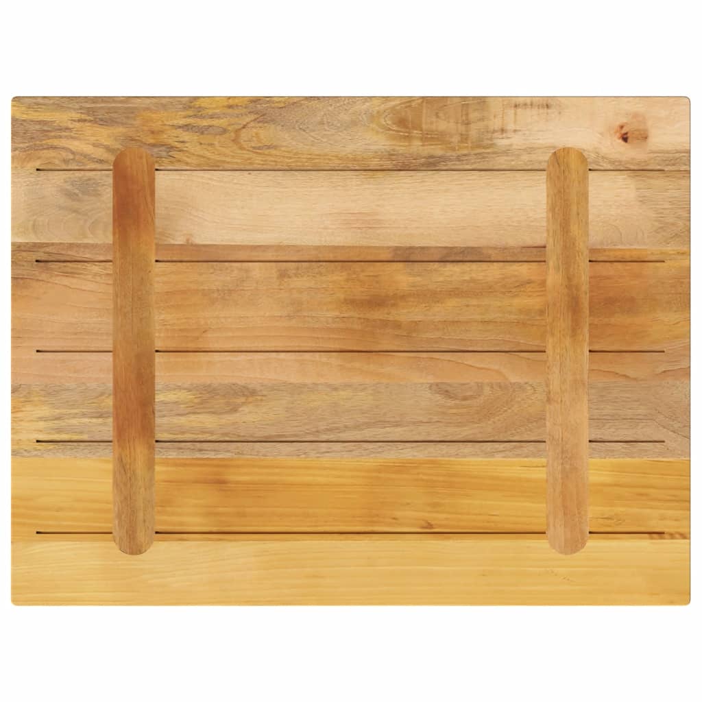Stolna ploča 80x70x1,5 cm pravokutna masivno grubo drvo manga