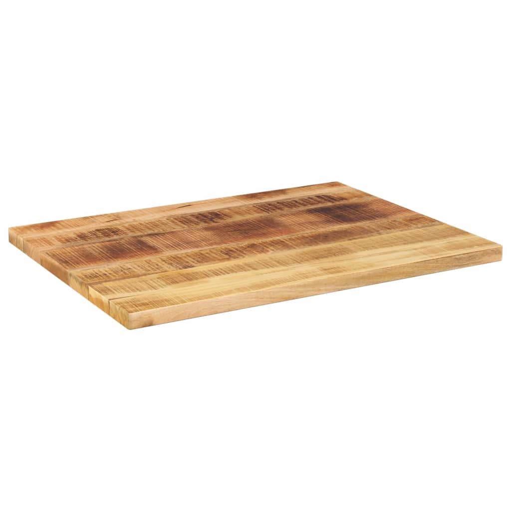 Ploča za stol 90x70x2,5 cm pravokutna masivno grubo drvo manga