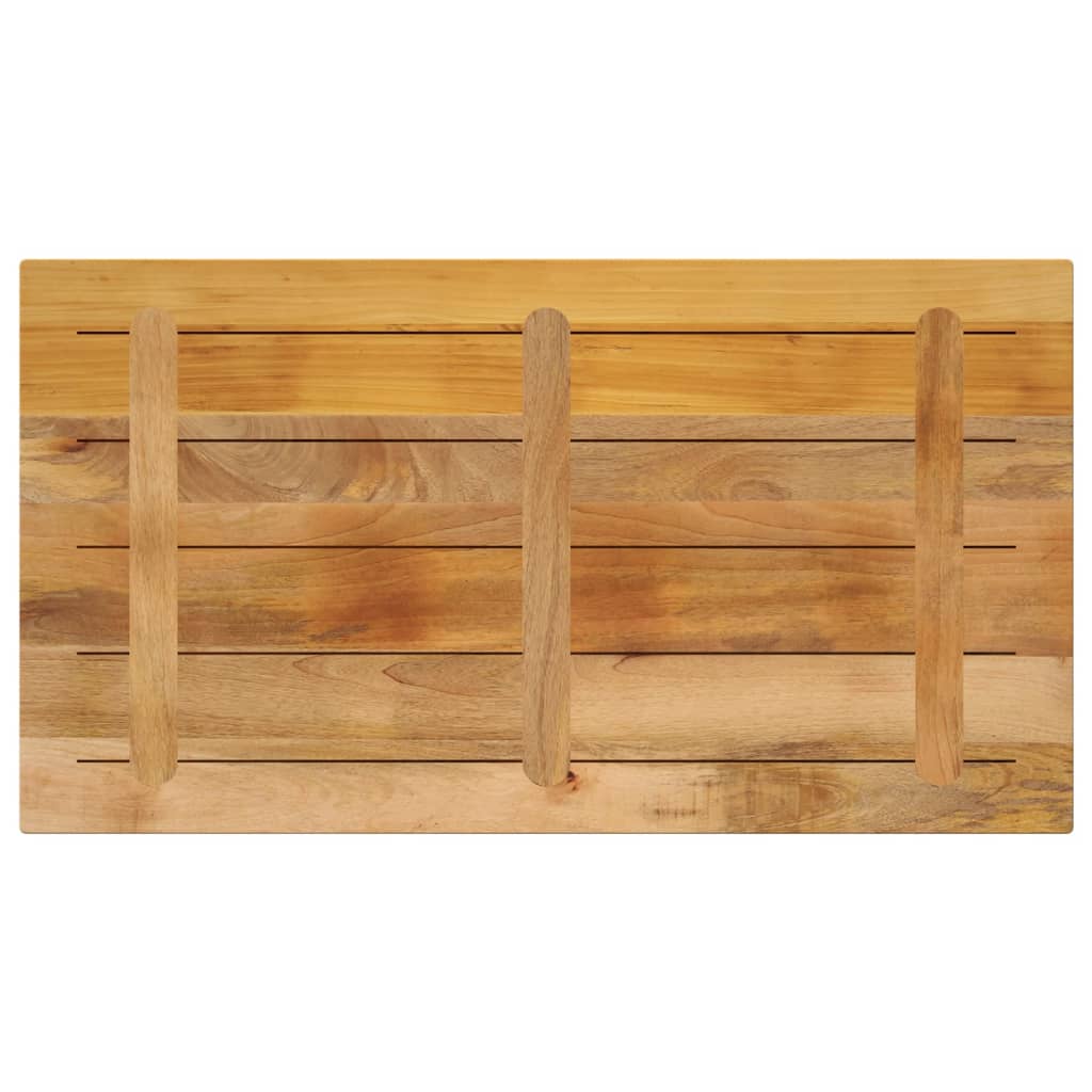 Stolna ploča 100x70x2,5 cm pravokutna masivno grubo drvo manga