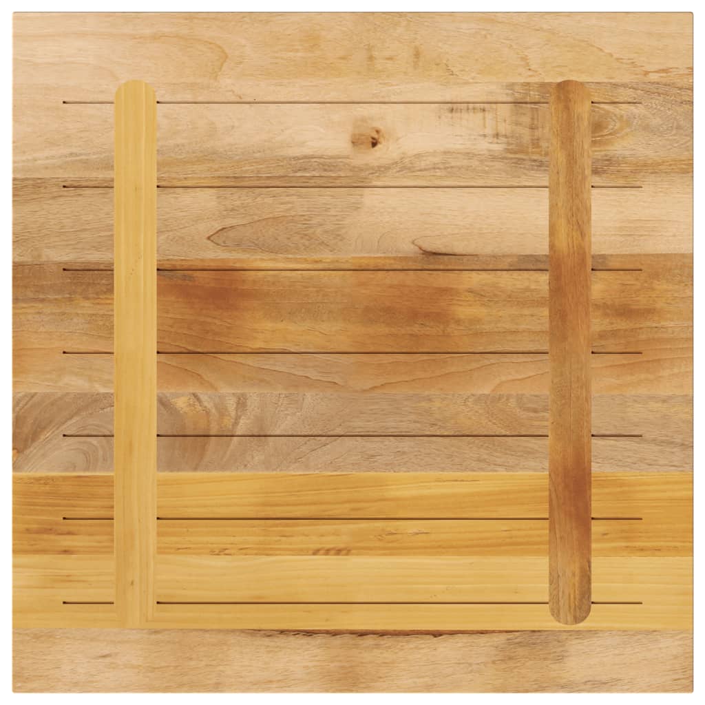 Stolna ploča 80x80x1,5 cm četvrtasta masivno obnovljeno drvo