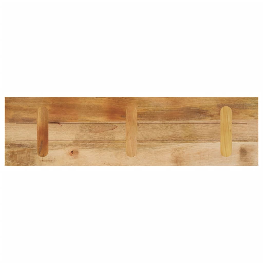 Stolna ploča 120x30x3,8 cm pravokutna masivno grubo drvo manga