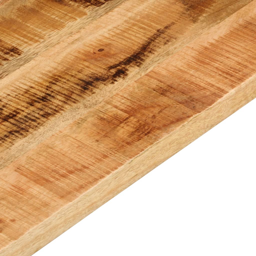 Ploča stola 80x40x3,8 cm pravokutno puno drvo grubo mango
