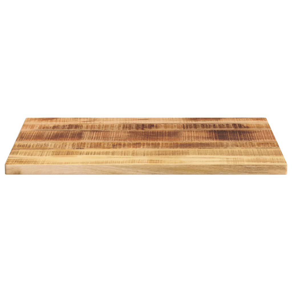 Ploča stola 80x50x3,8 cm pravokutno puno drvo grubo mango