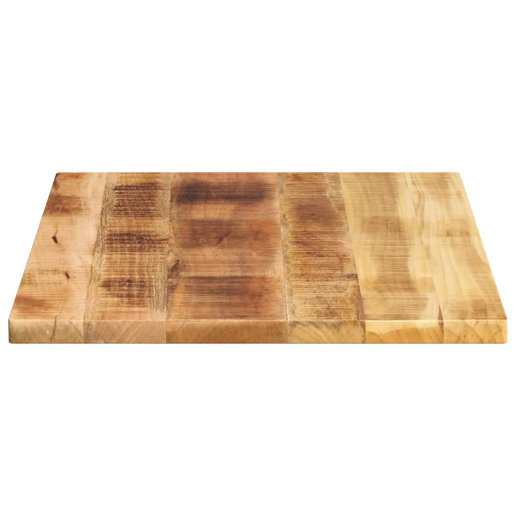 Ploča stola 90x50x3,8 cm pravokutno puno drvo grubo mango