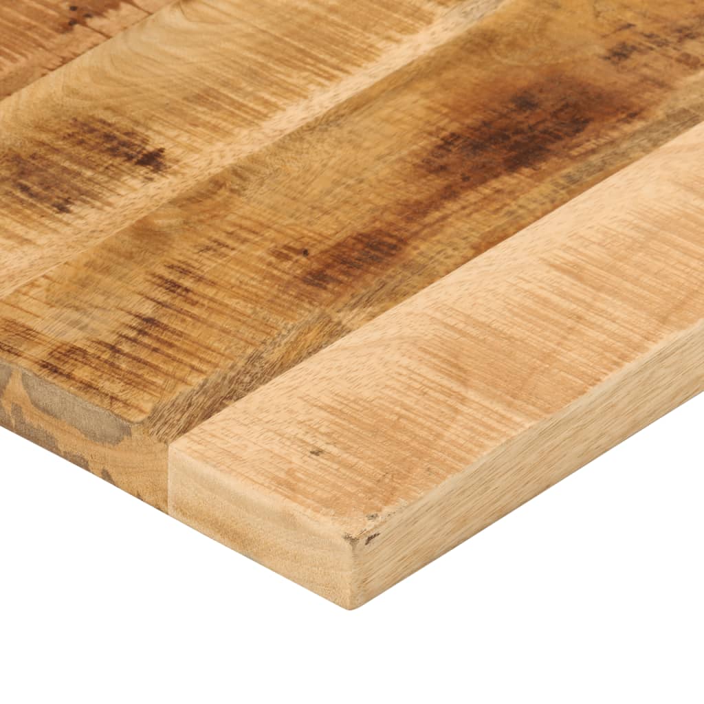 Ploča stola 90x50x3,8 cm pravokutno puno drvo grubo mango