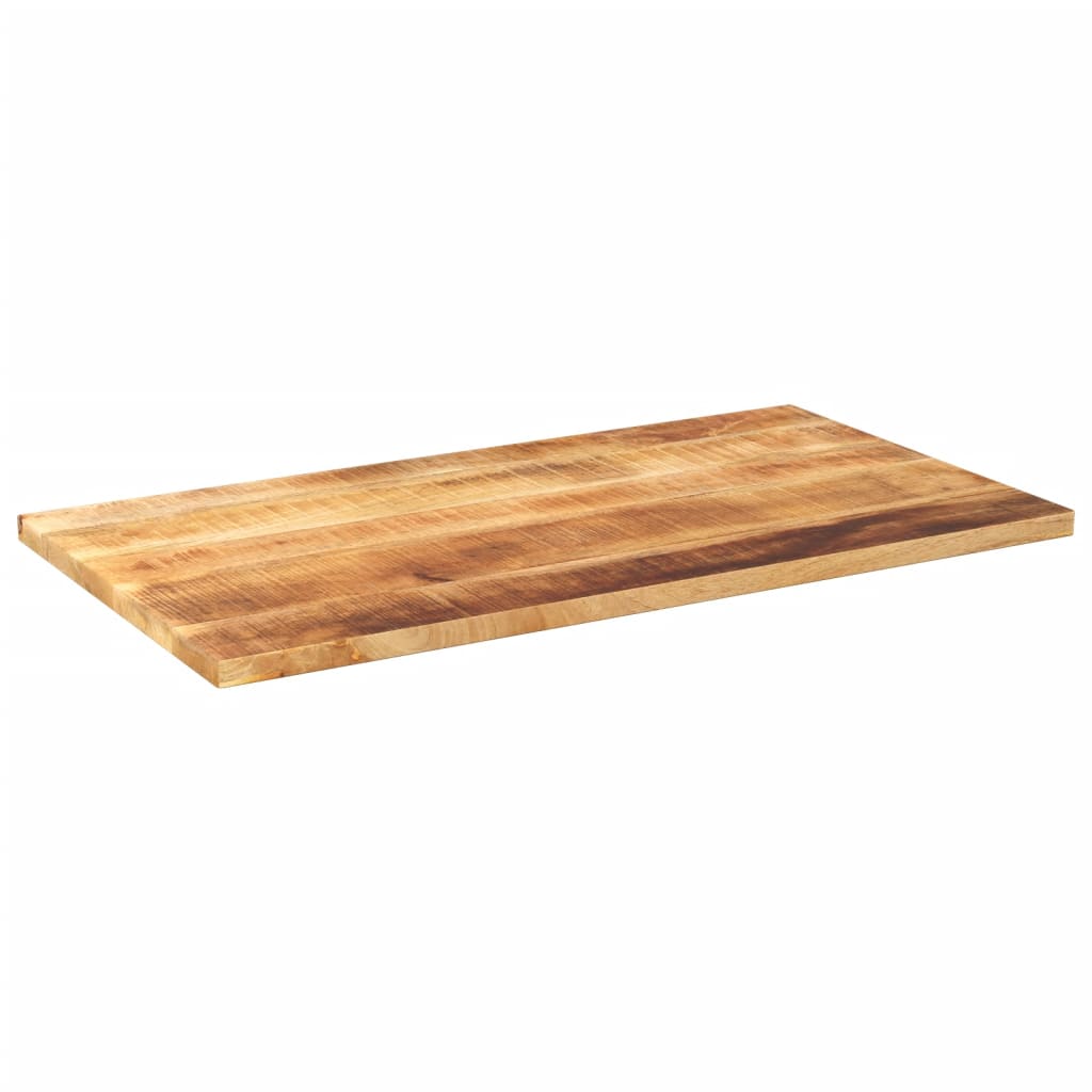 Ploča stola 110x50x3,8 cm pravokutna puna drvena gruba mango