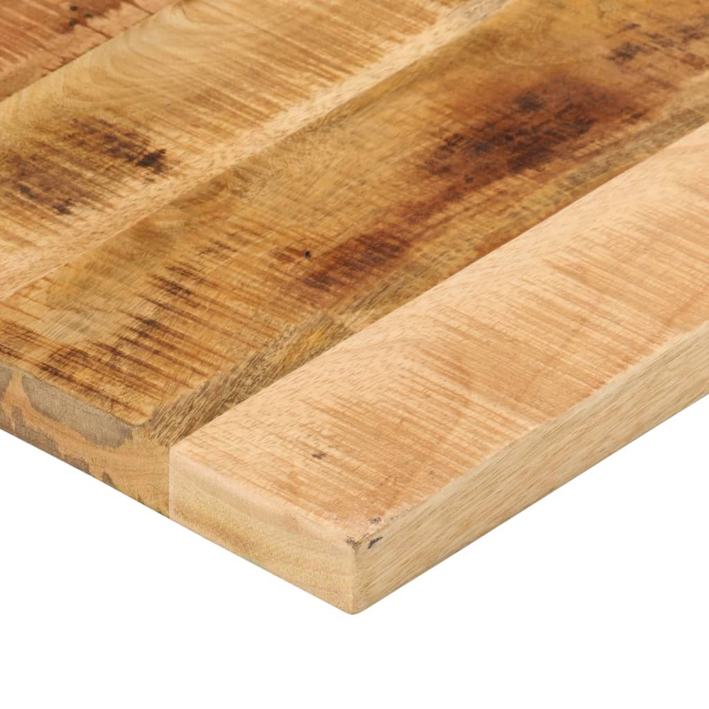 Ploča stola 90x60x3,8 cm pravokutno puno drvo grubo mango