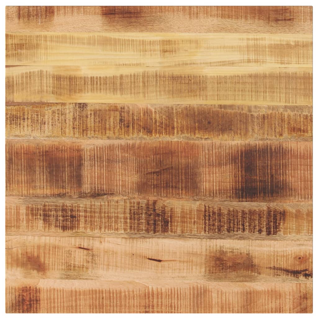 Ploča stola 70x70x3,8 cm četvrtasto puno drvo grubo mango