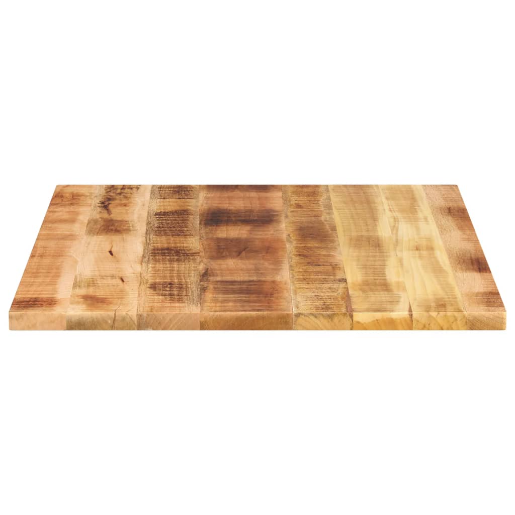 Ploča stola 90x80x3,8 cm pravokutno puno drvo grubo mango