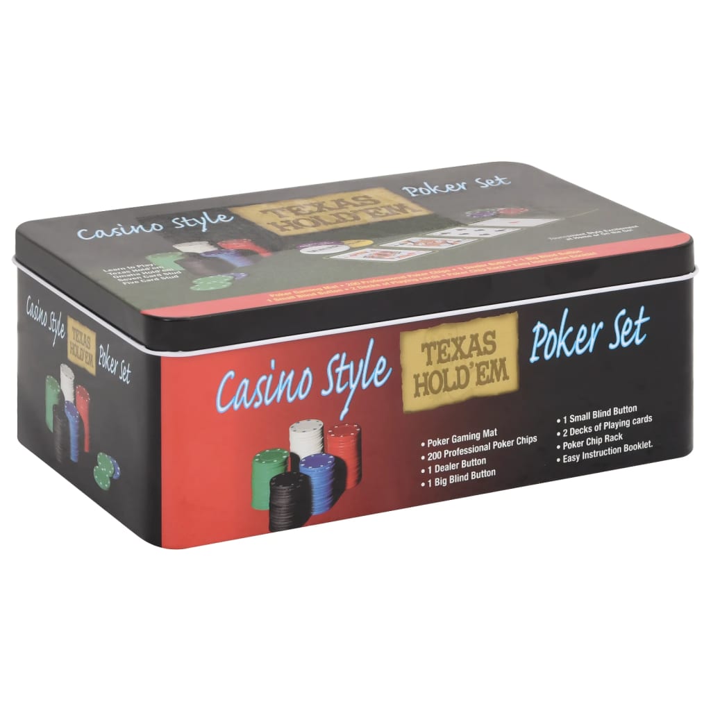 Set žetona za poker 200 kom 4 g