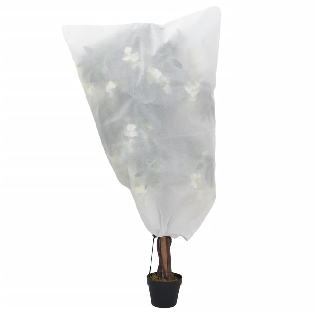 Navlake od flisa za biljke s vezicom 8 kom 70 g/m² 0,8 x 0,8 m