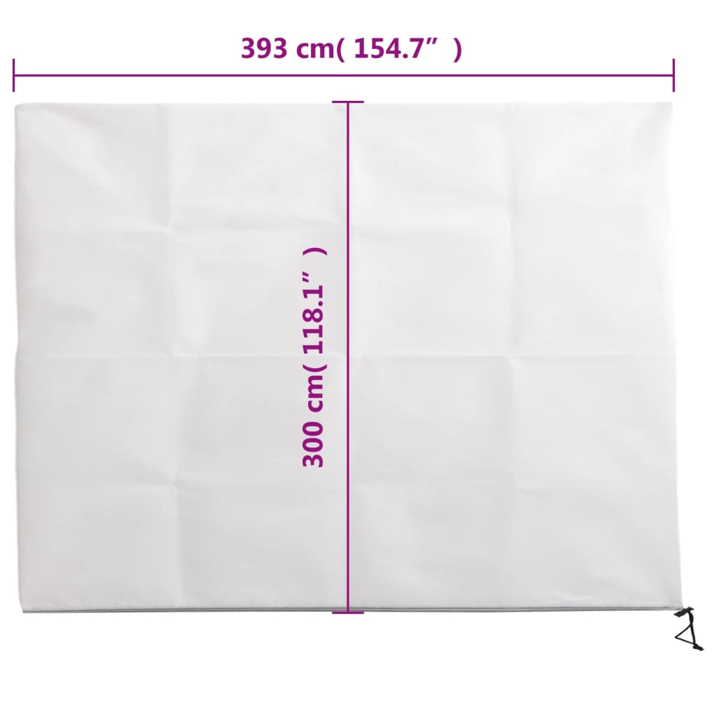Navlake za biljke od flisa s patentom 2 kom 70 g/m² 3,93x3 m