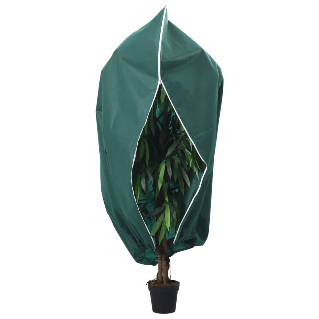Navlake za biljke od flisa s patentom 2 kom 70 g/m² 3,93x3 m