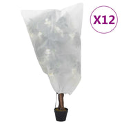 Navlake od flisa za biljke s vezicom 12 kom 70 g/m² 0,8 x 1 m