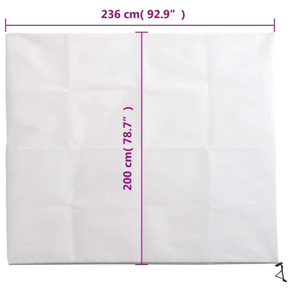 Navlake za biljke od flisa s patentom 4 kom 70 g/m² 2,36x2 m