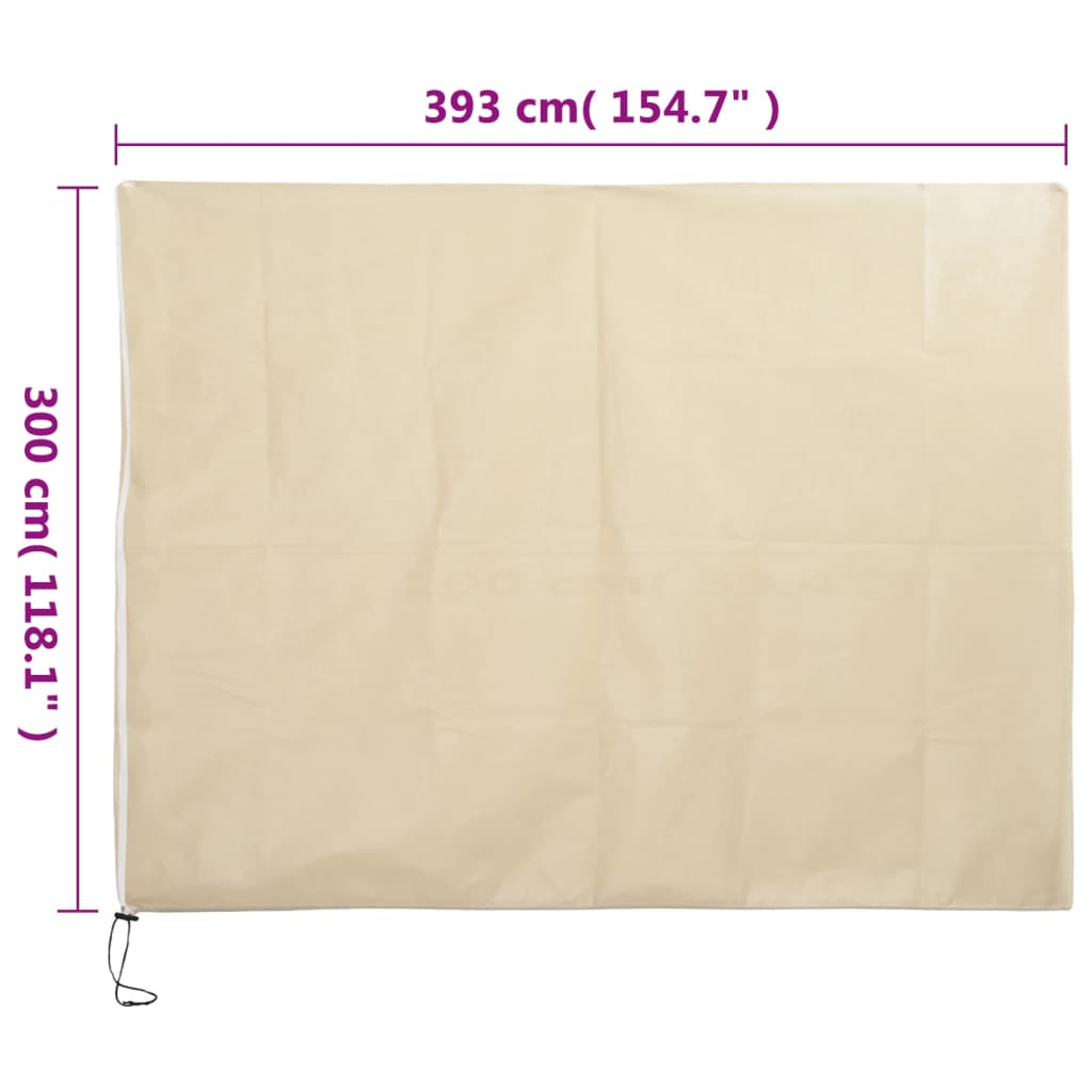 Navlake za biljke od flisa s patentom 10 kom 70 g/m² 3,93x3 m