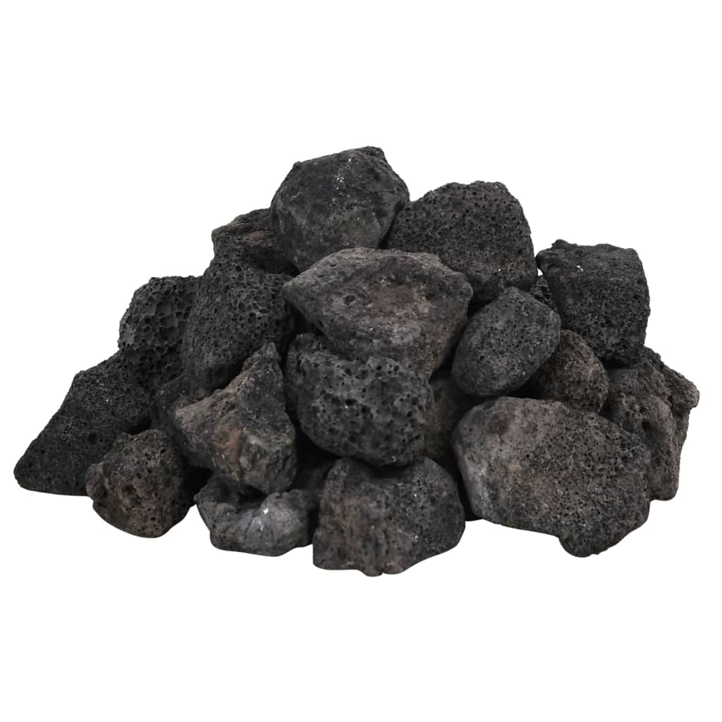 Vulkansko kamenje 25 kg crno 3-5 cm