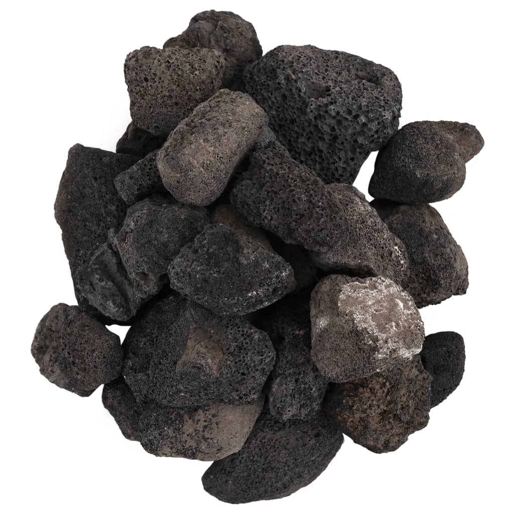 Vulkansko kamenje 25 kg crno 5-8 cm