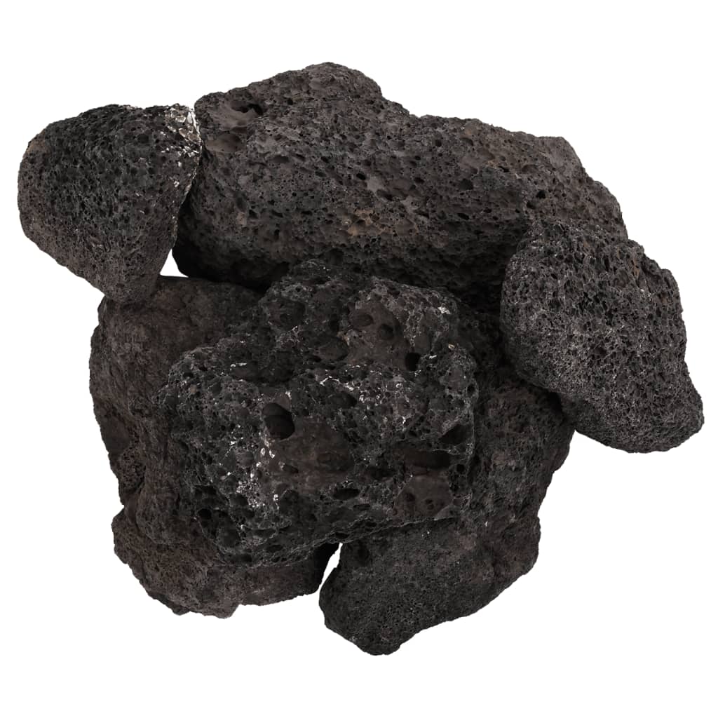 Vulkansko kamenje 10 kg crno 10-30 cm